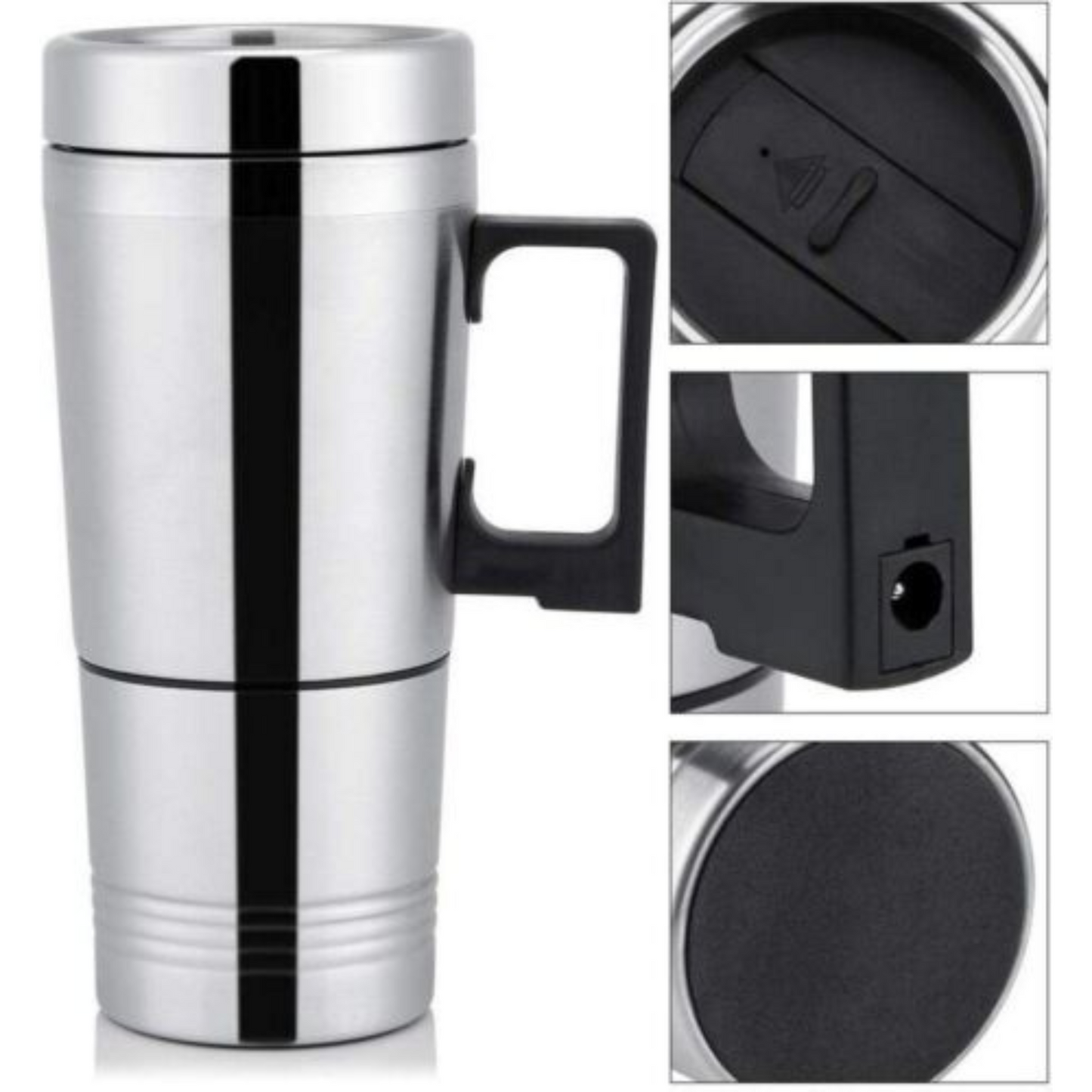 300ml Stainless Steel Car Kettle Heating Travel Cup for Vehicles