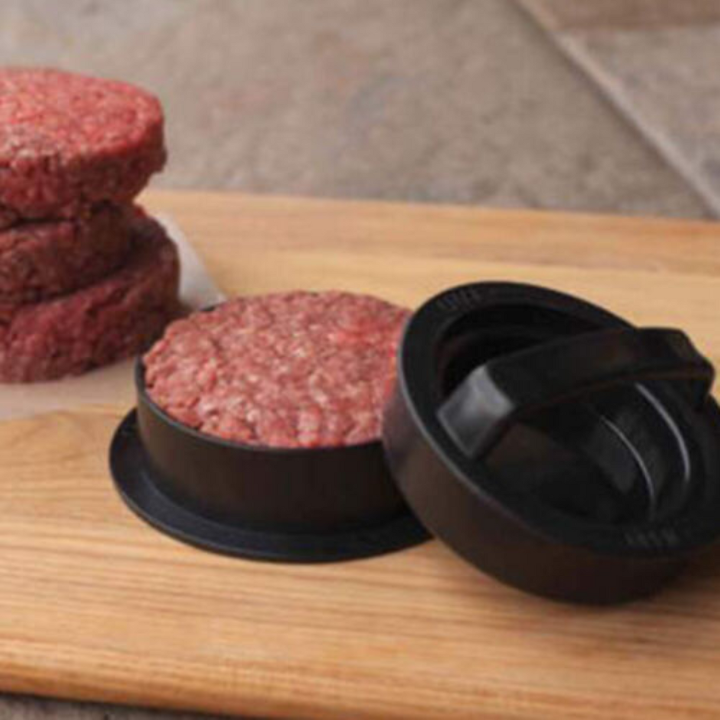 DIY Hamburger Patty Mould Maker Non-Stick Stuffed Meat Press for BBQ