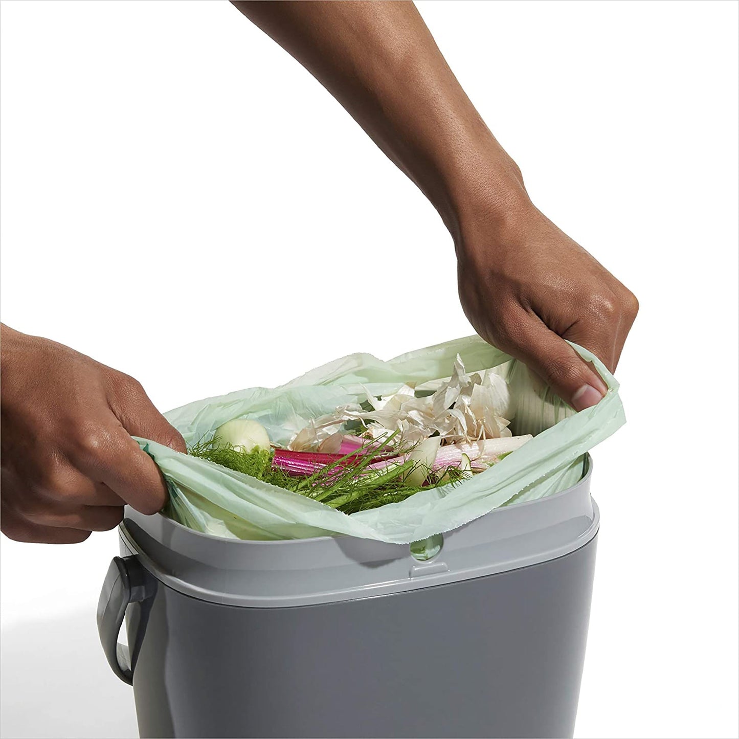 Easy Clean Compost Bin 6.62 Litre - Charcoal