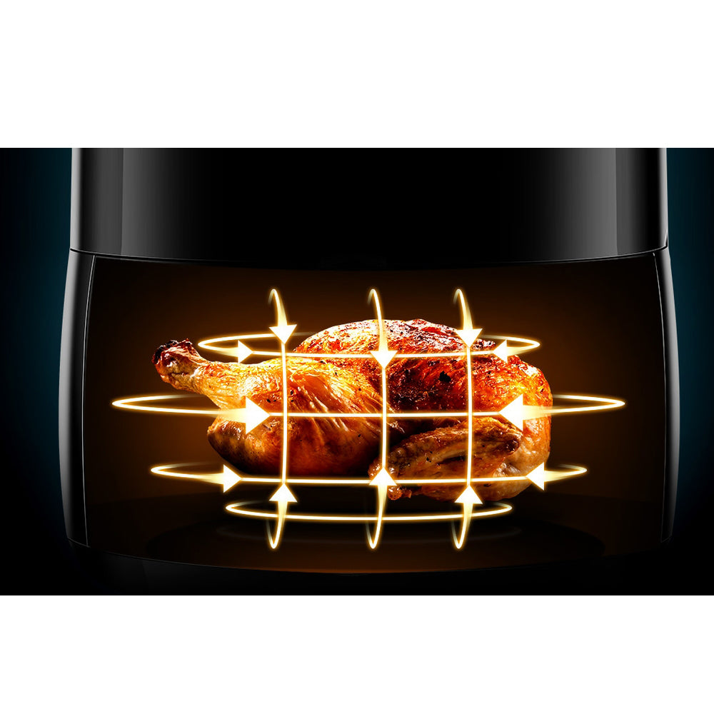 Oil Free Air Fryer 8.5L Cooking Capacity - Black