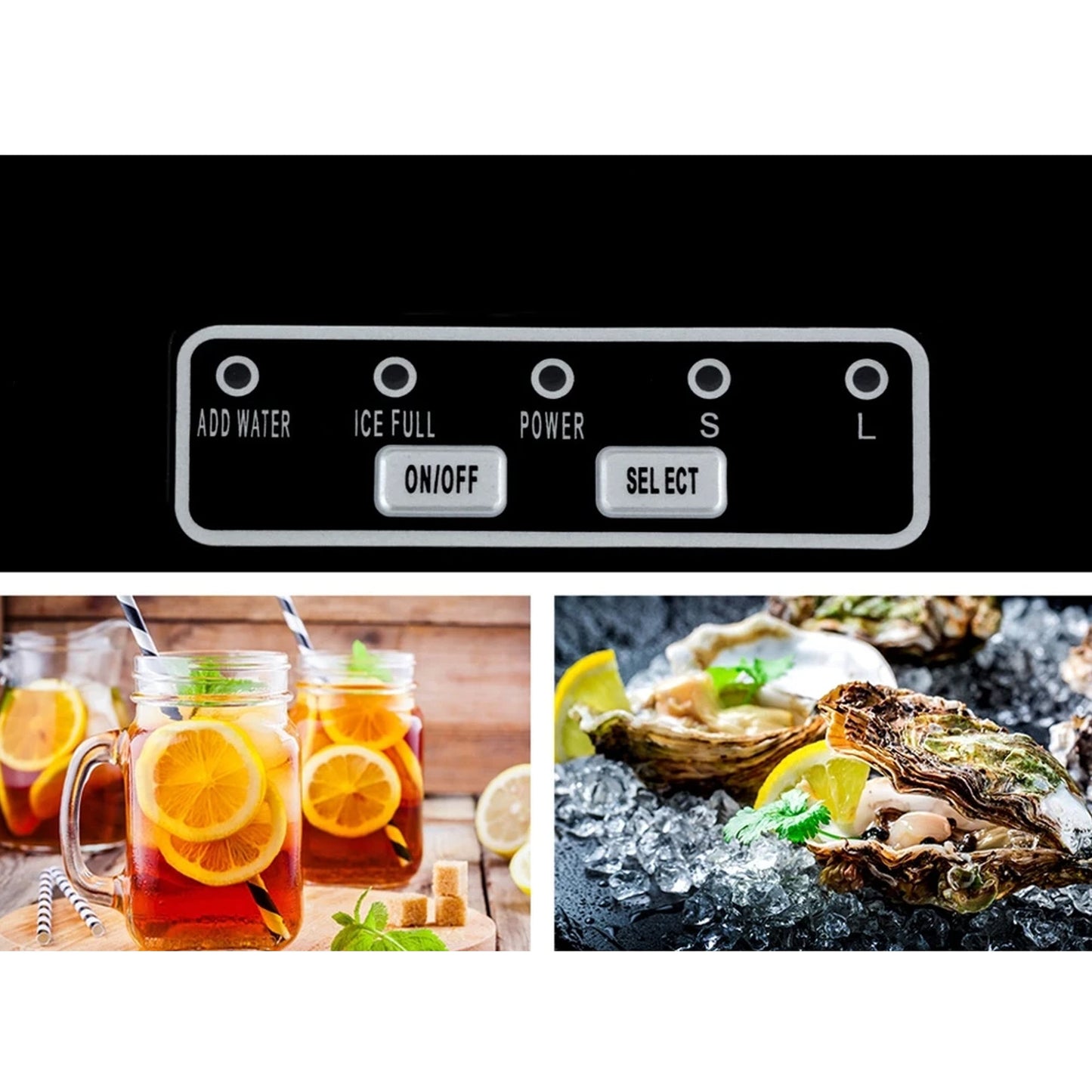 Portable Quick Ice Cube Maker - Black