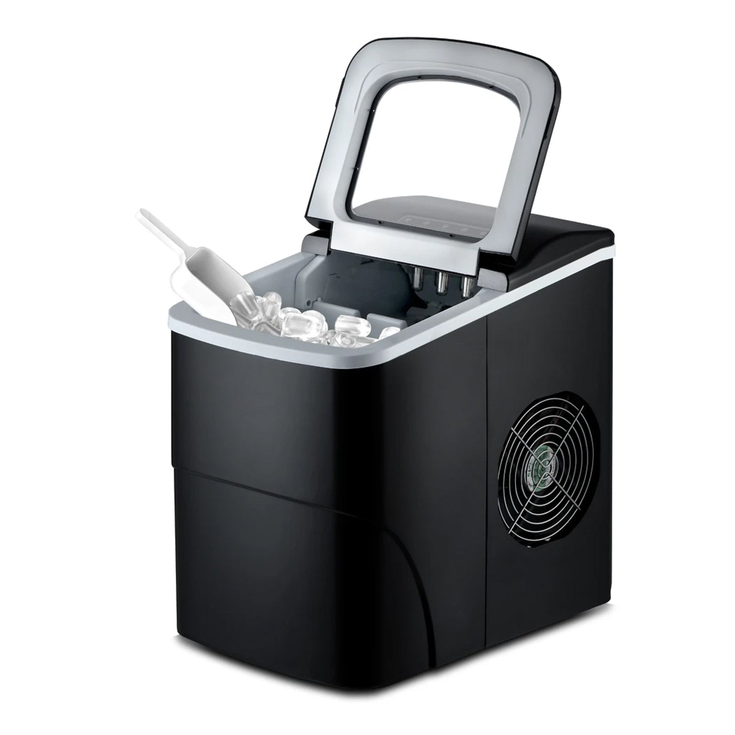 Portable Quick Ice Cube Maker - Black
