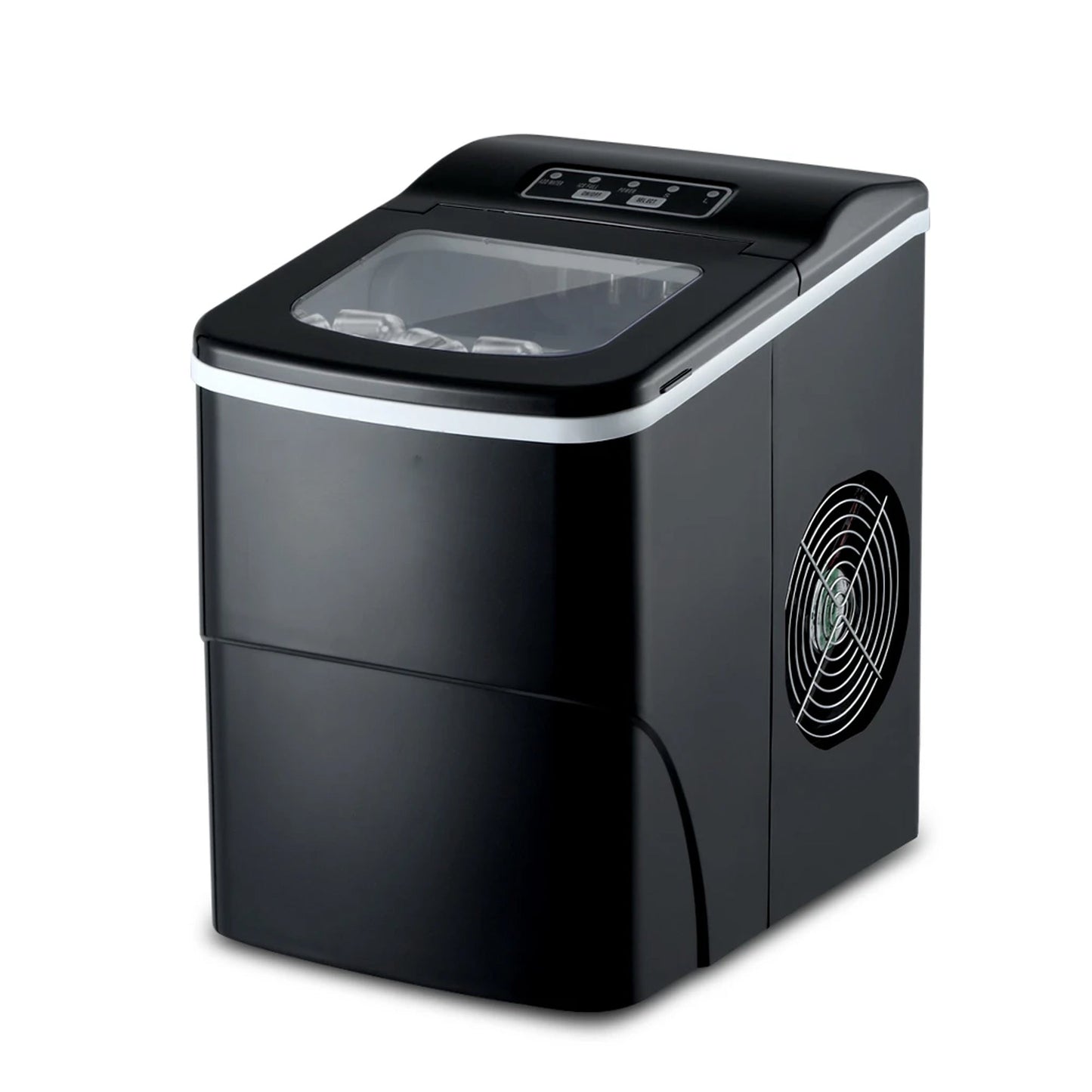 Portable Quick Ice Cube Maker - Black
