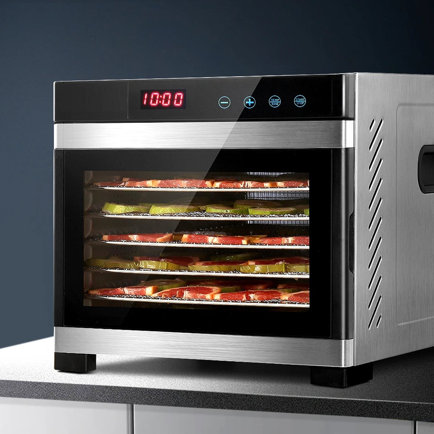 Commercial Stainless Steel Food Dehydrator - 6 Trays