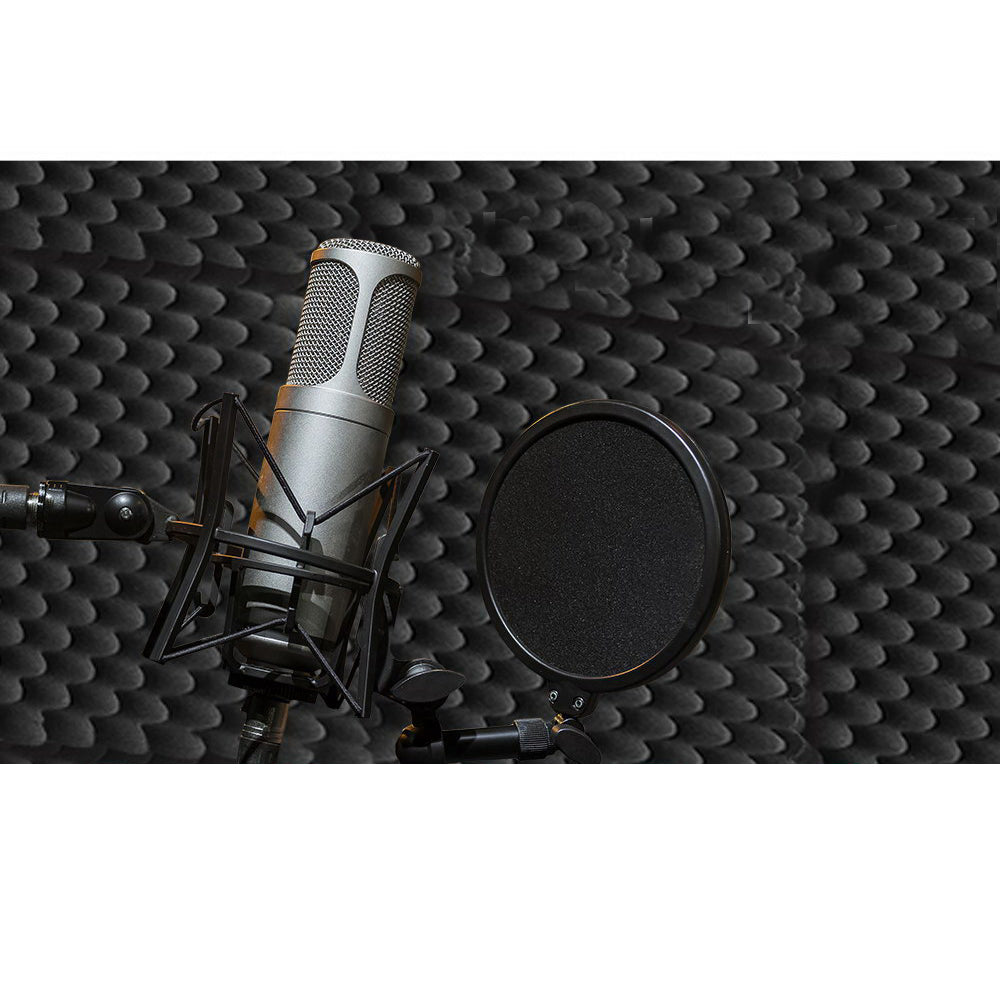 Studio Acoustic Sound Foam Panel 50x50 Eggshell - 20pcs