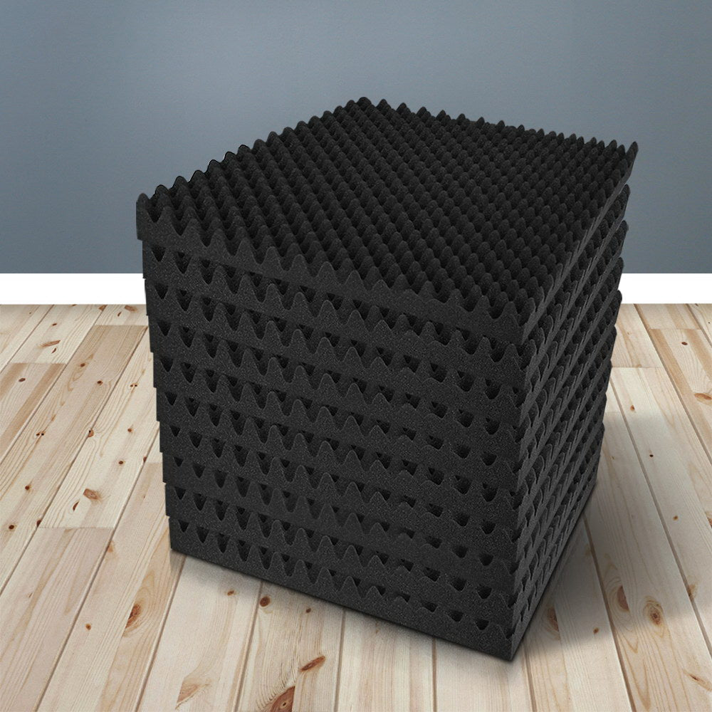 Studio Acoustic Sound Foam Panel 50x50 Eggshell - 20pcs