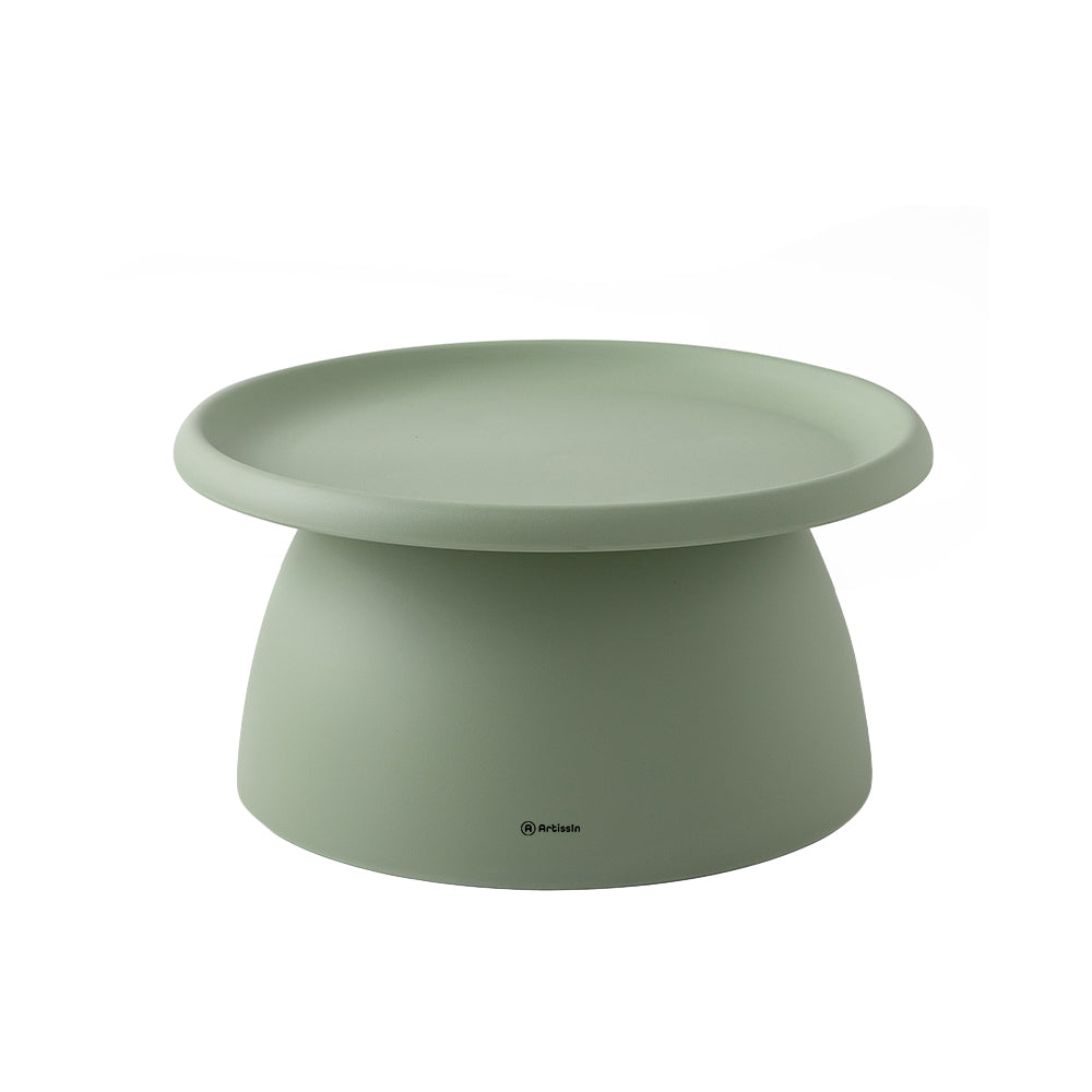 Coffee Table Mushroom Round Large Side Table 70CM Green