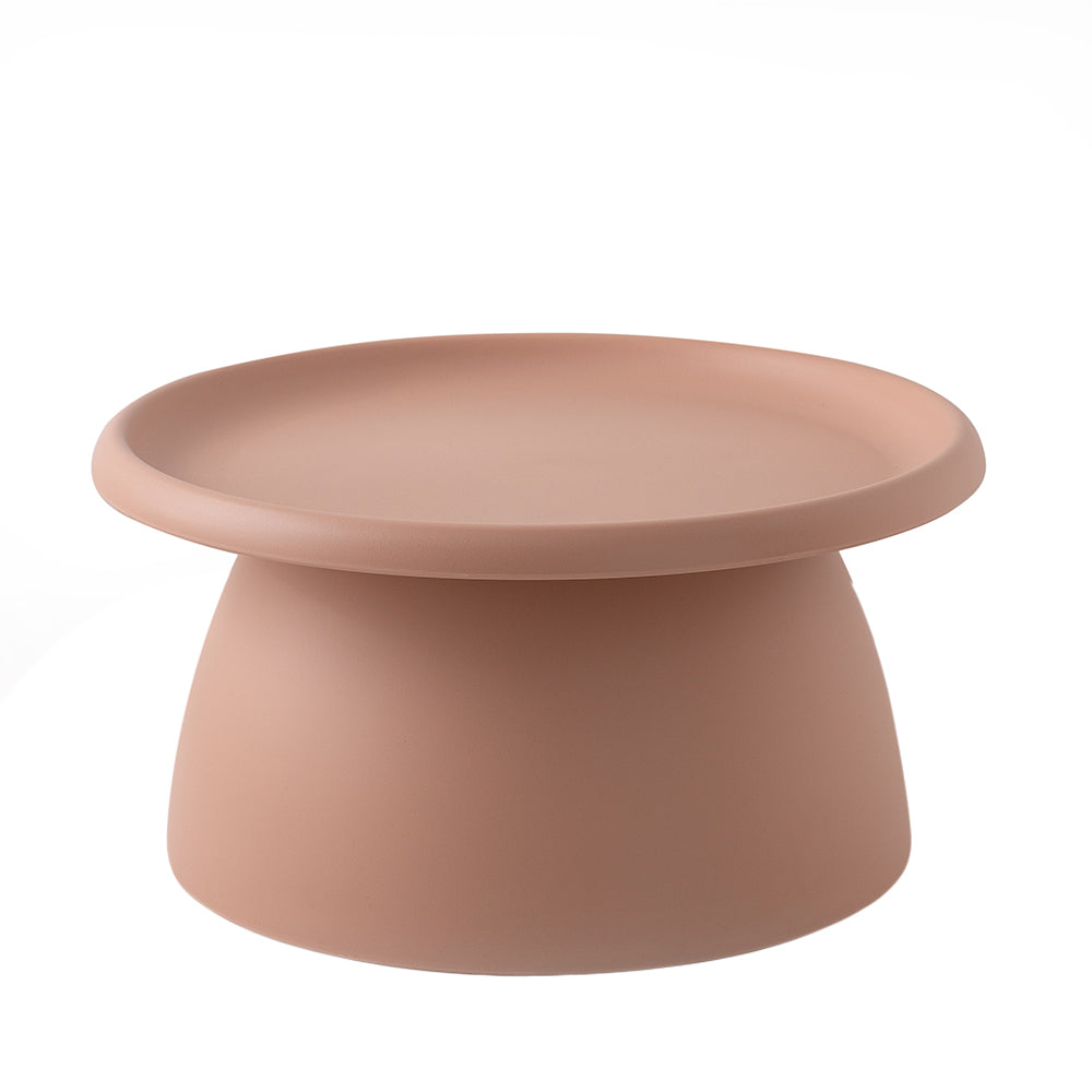 Coffee Table Mushroom Round Large Side Table 70CM Pink