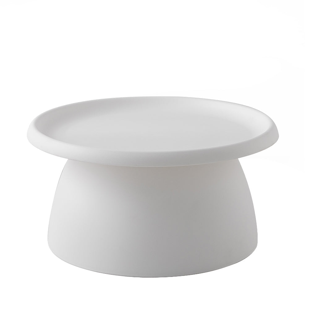 Coffee Table Mushroom Round Large Side Table 70CM White