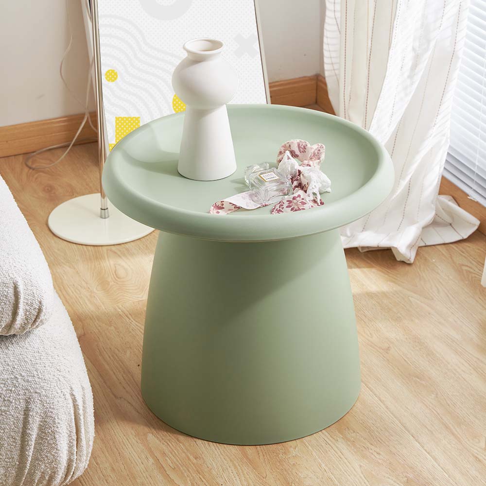 Coffee Table Mushroom Round Small Side Table 50CM Green