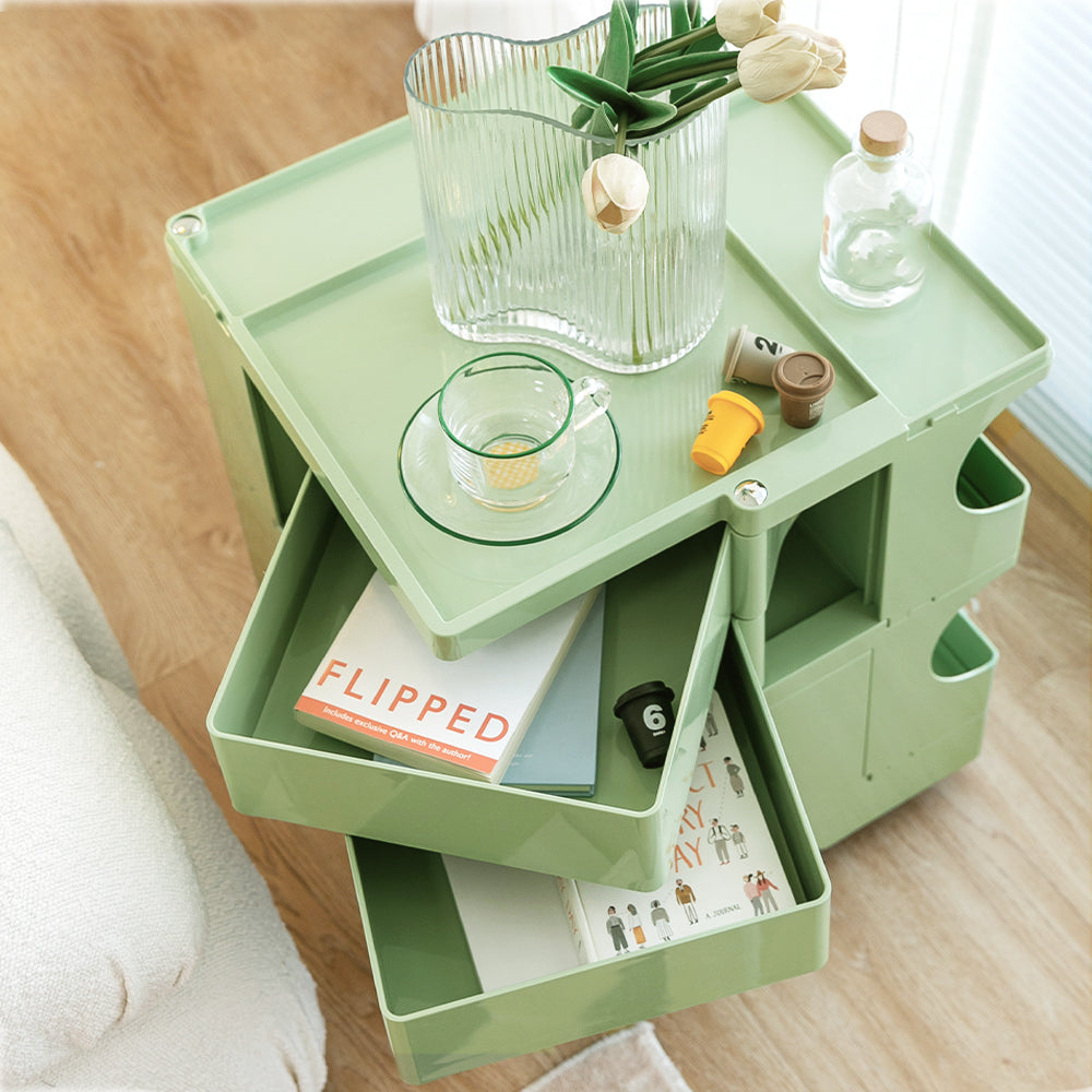 Replica Boby Trolley Storage 3 Tier Drawer Cart Shelf Mobile Green