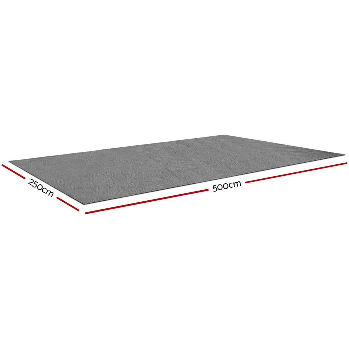 450GSM Floor Mat - 5m x 2.5m - Grey