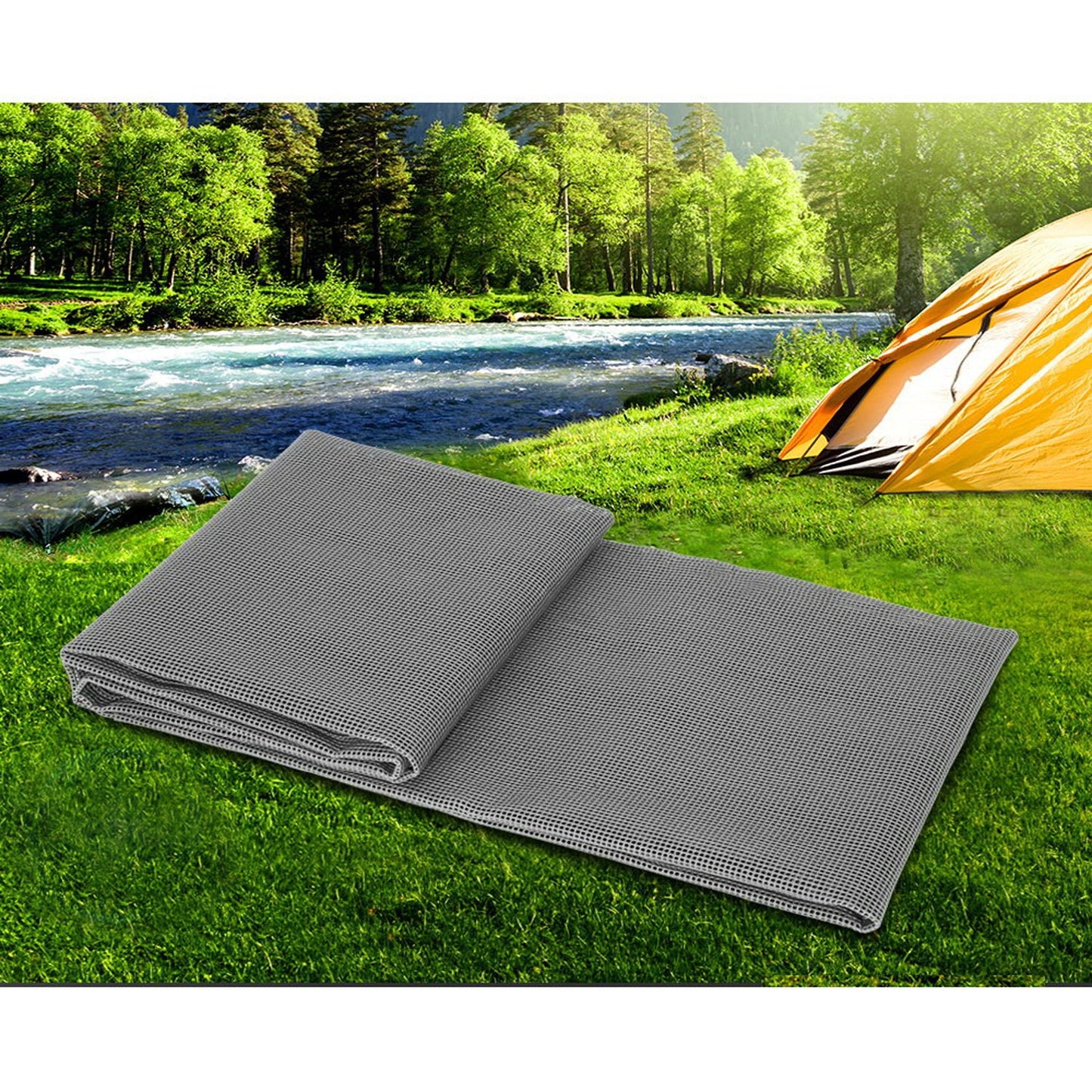 450GSM Floor Mat - 5m x 2.5m - Grey