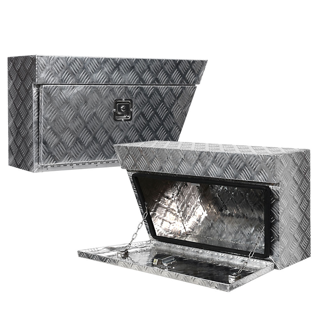 Garage Undertray Tool Box Aluminium Alloy Underbody - 1 Pair