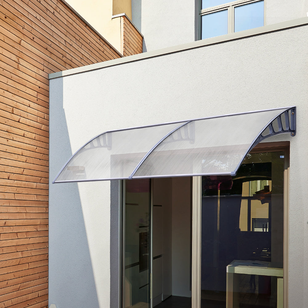 Patio DIY Window Door Awning Canopy Sun Shield - 1.5x2m