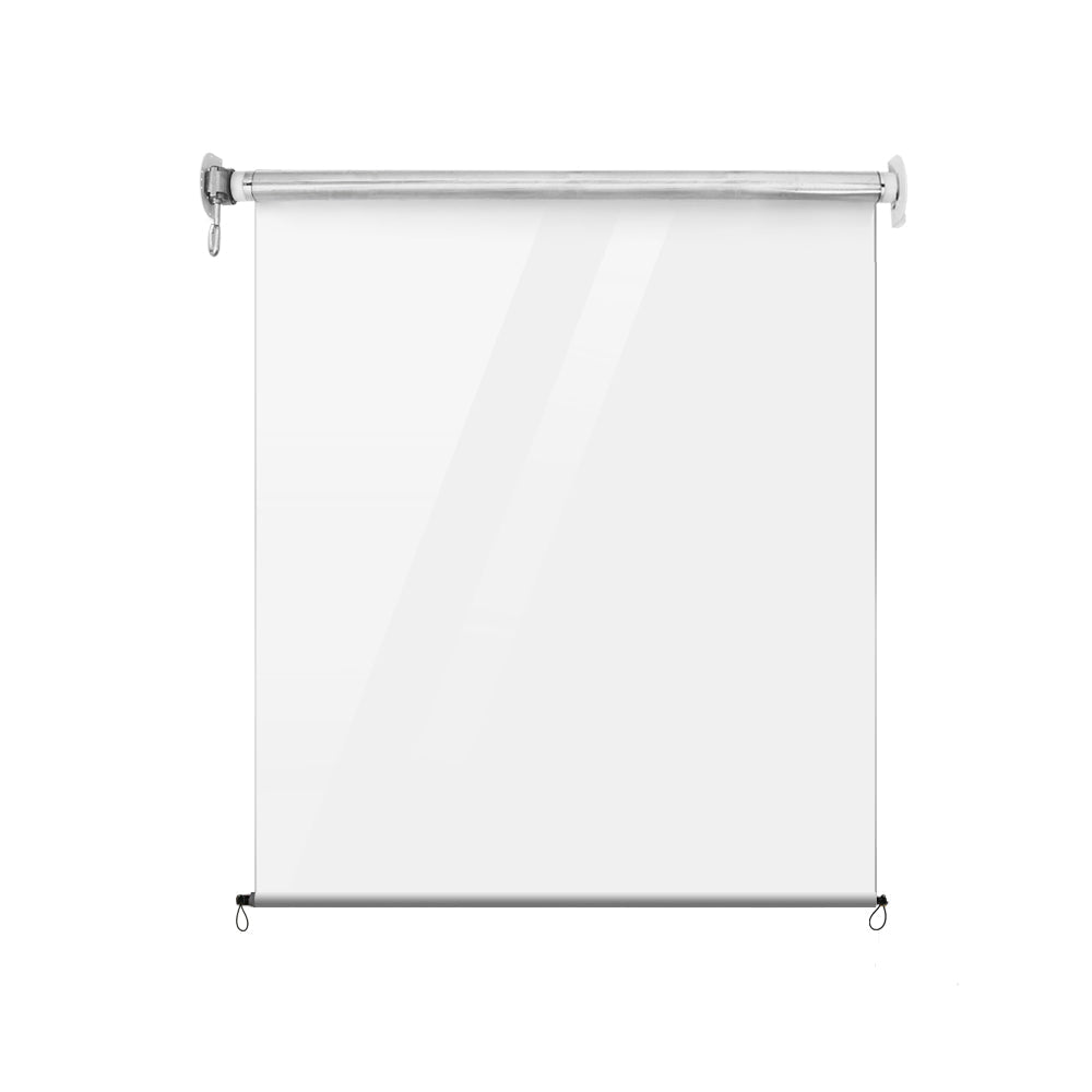 Outdoor Blind Roll Down Retractable Window Shade - 1.2x2.4m