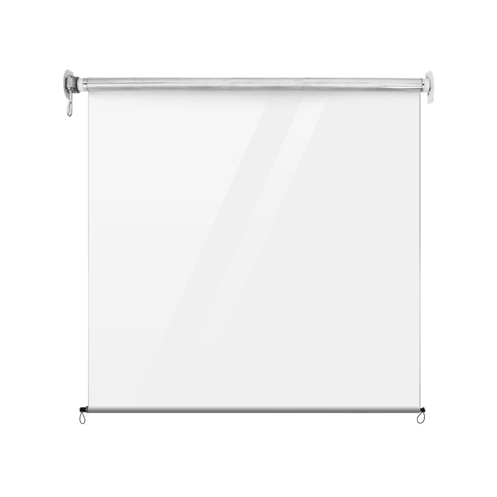 Outdoor Blind Roll Down Retractable Window Shade - 1.4x2.4m