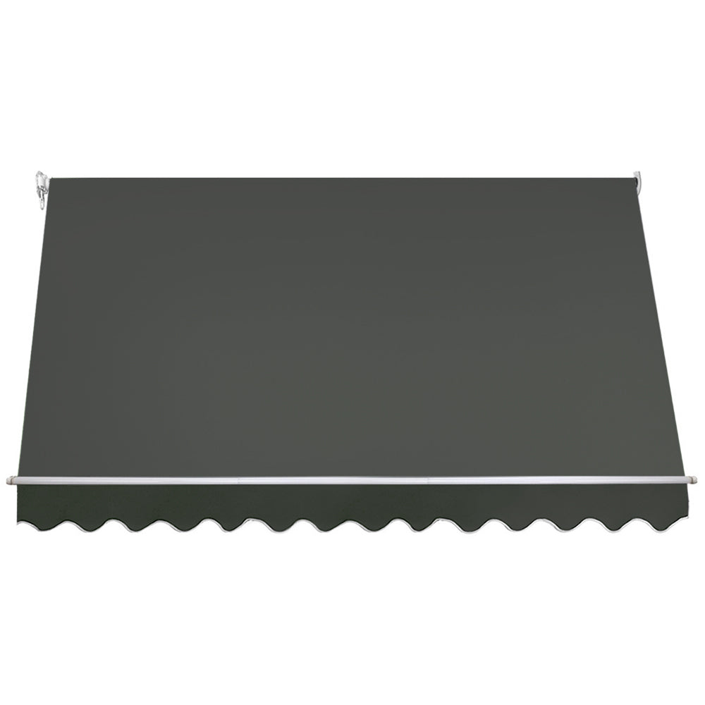 Outdoor Window Pivot Arm Retractable Canopy Blinds - 3.1x2.1m