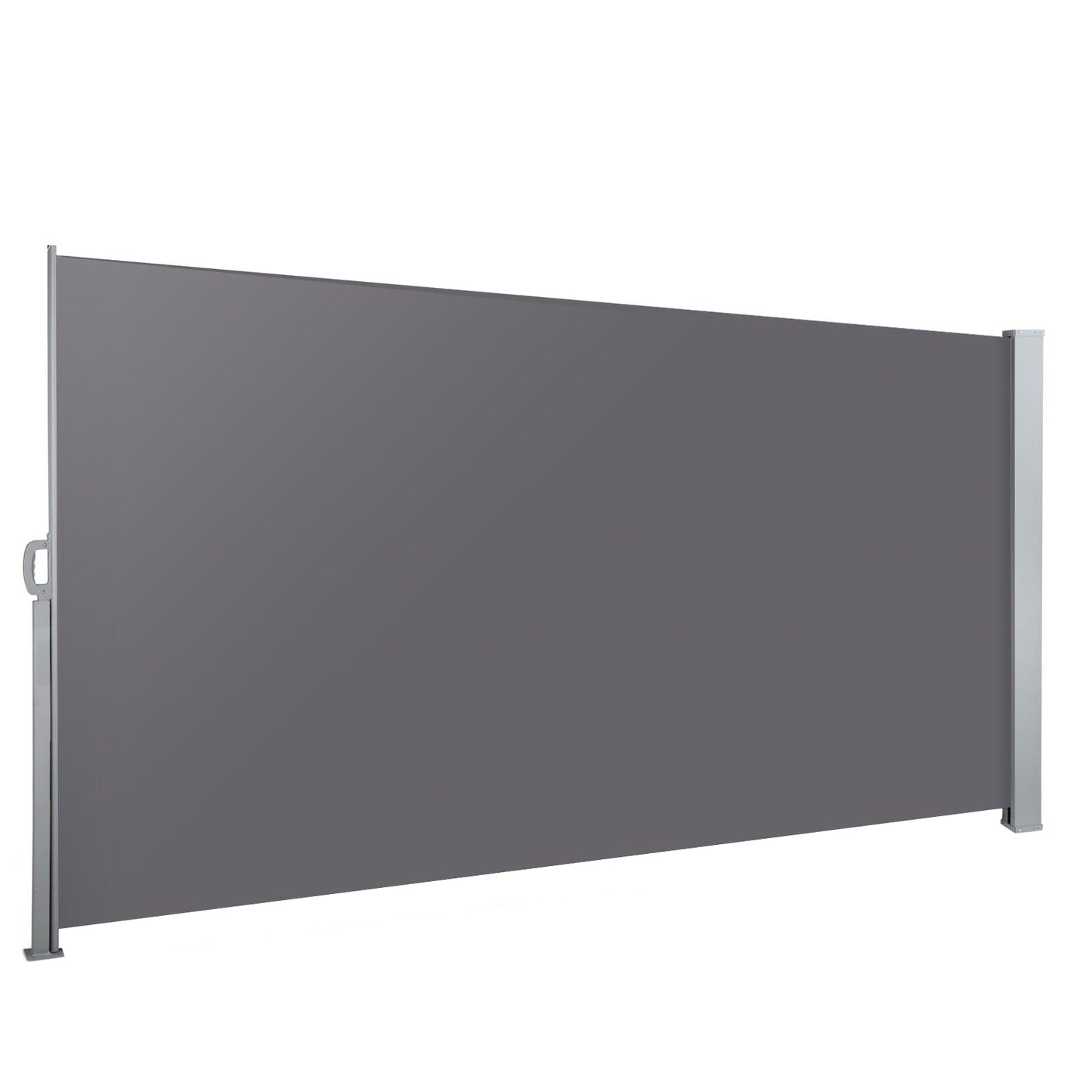 Sun Awning Shade Outdoor Retractable Screen Grey - 1.4x3m