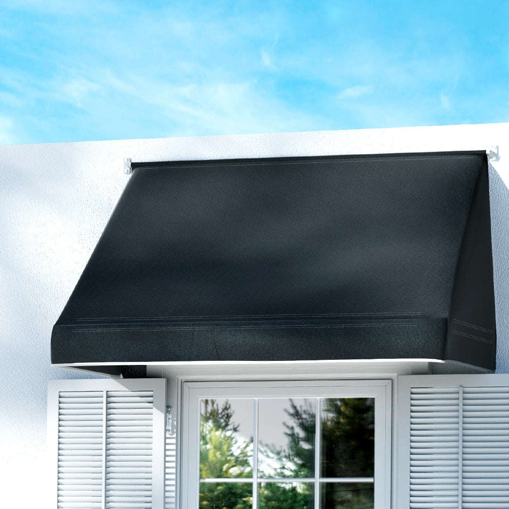 Side Awning Sun Shade Outdoor Balcony Screen - 1.2x0.6m