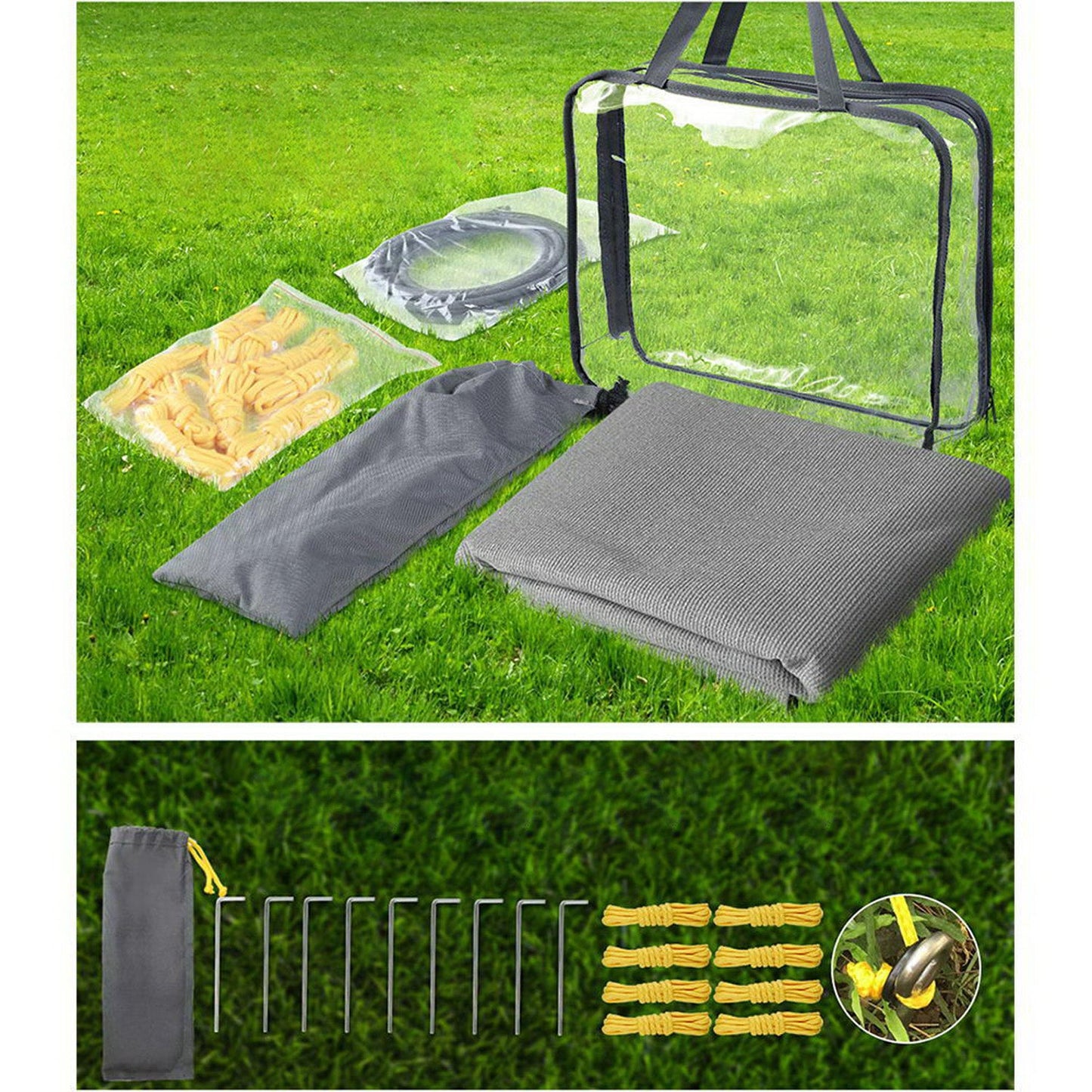 Caravan End Screen - Grey