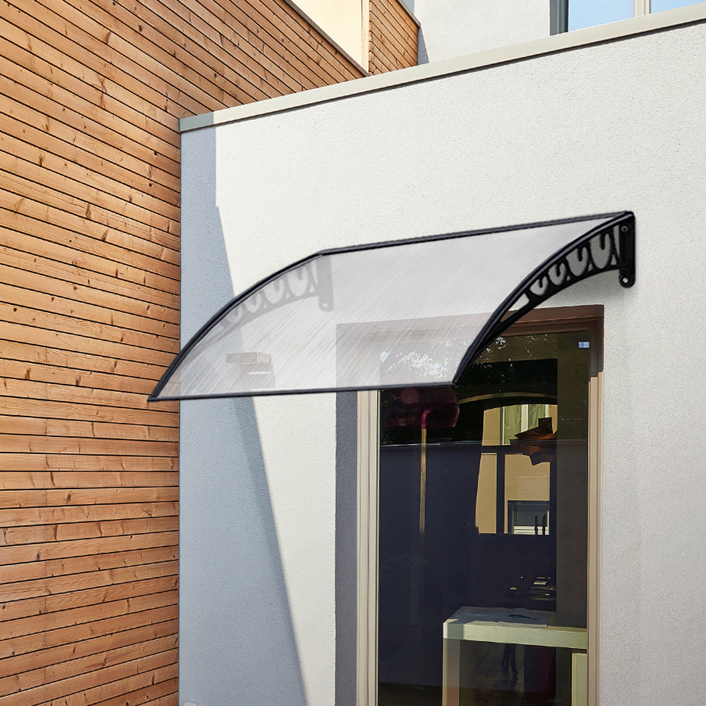 Window Door Awning DIY Patio Outdoor Sun Shield - 1x1.5m