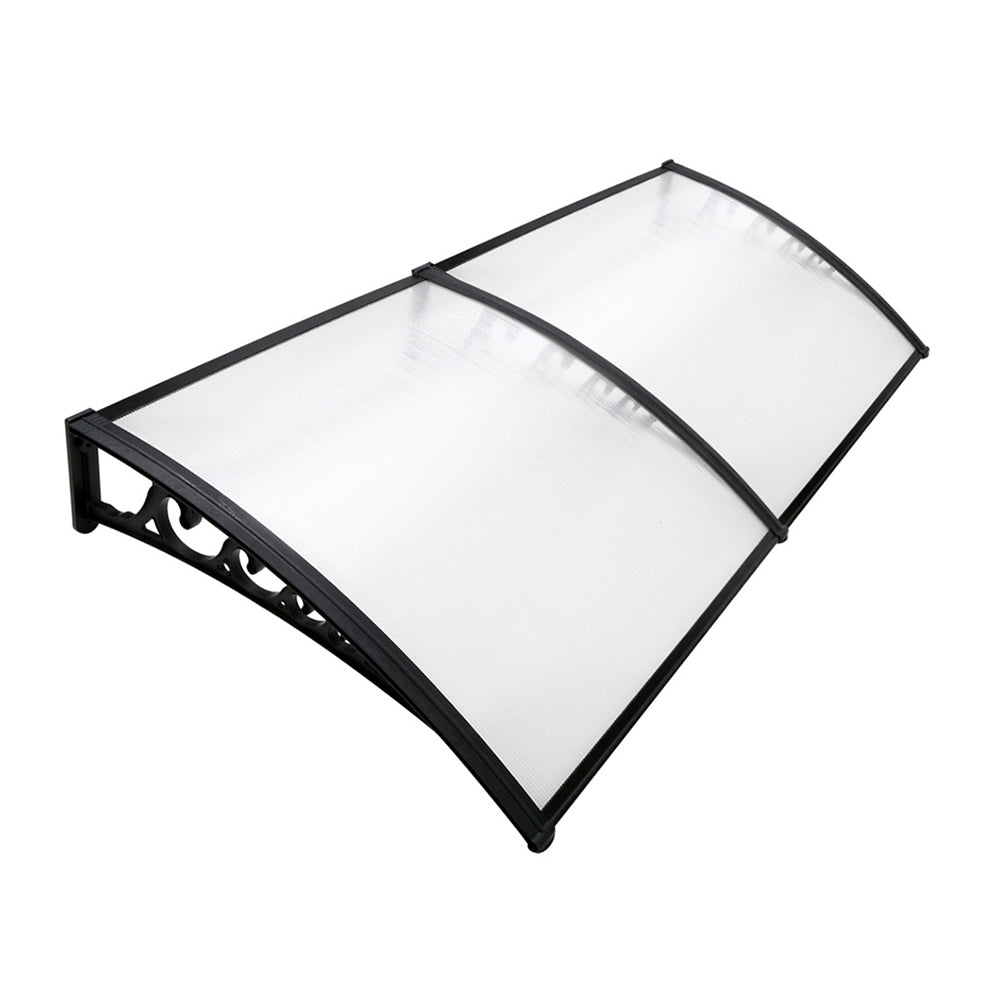 Window Door Awning DIY Patio Outdoor Sun Shield - 1x2.4m