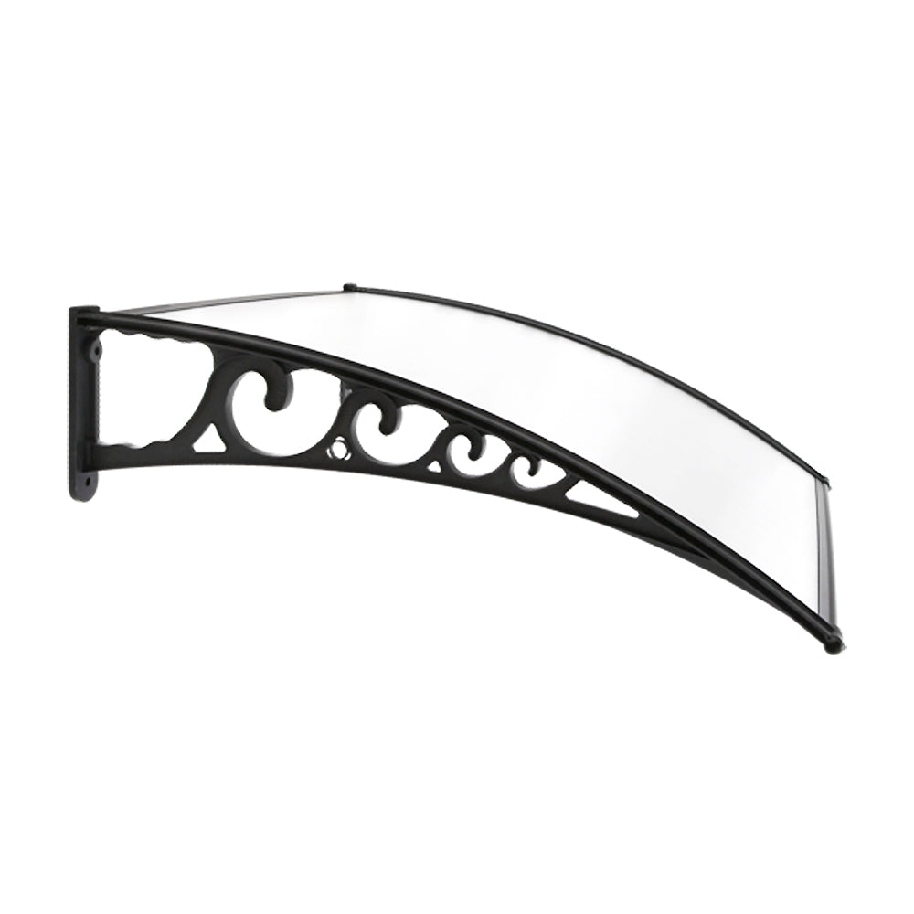 Patio DIY Window Door Awning Canopy UV Shield Transparent - 1x4m