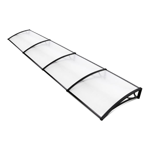 Window DIY Door Awning Patio Canopy UV Shield - 1x4m