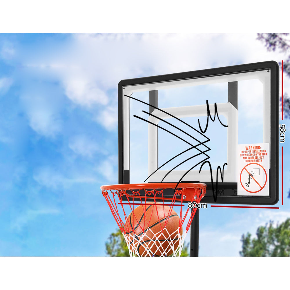 Outdoor Adjustable Basketball Hoop System