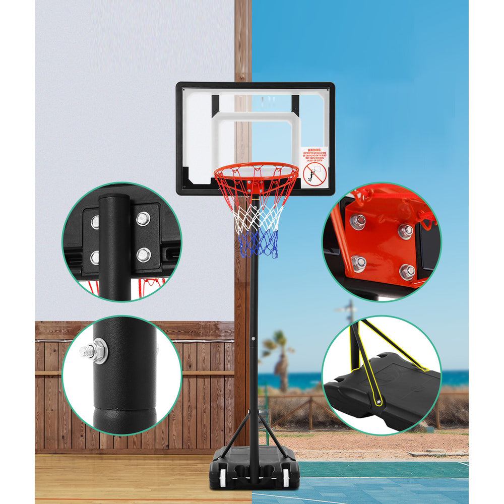 Outdoor Adjustable Basketball Hoop System