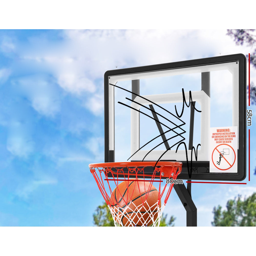Outdoor Adjustable Basketball Hoop System