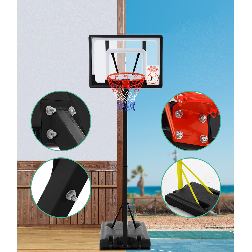 Outdoor Adjustable Basketball Hoop System