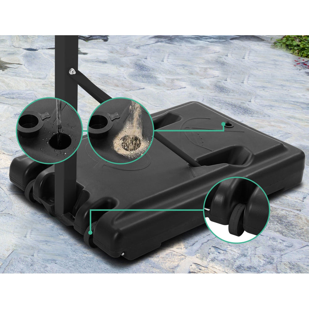 Outdoor Adjustable Basketball Hoop System