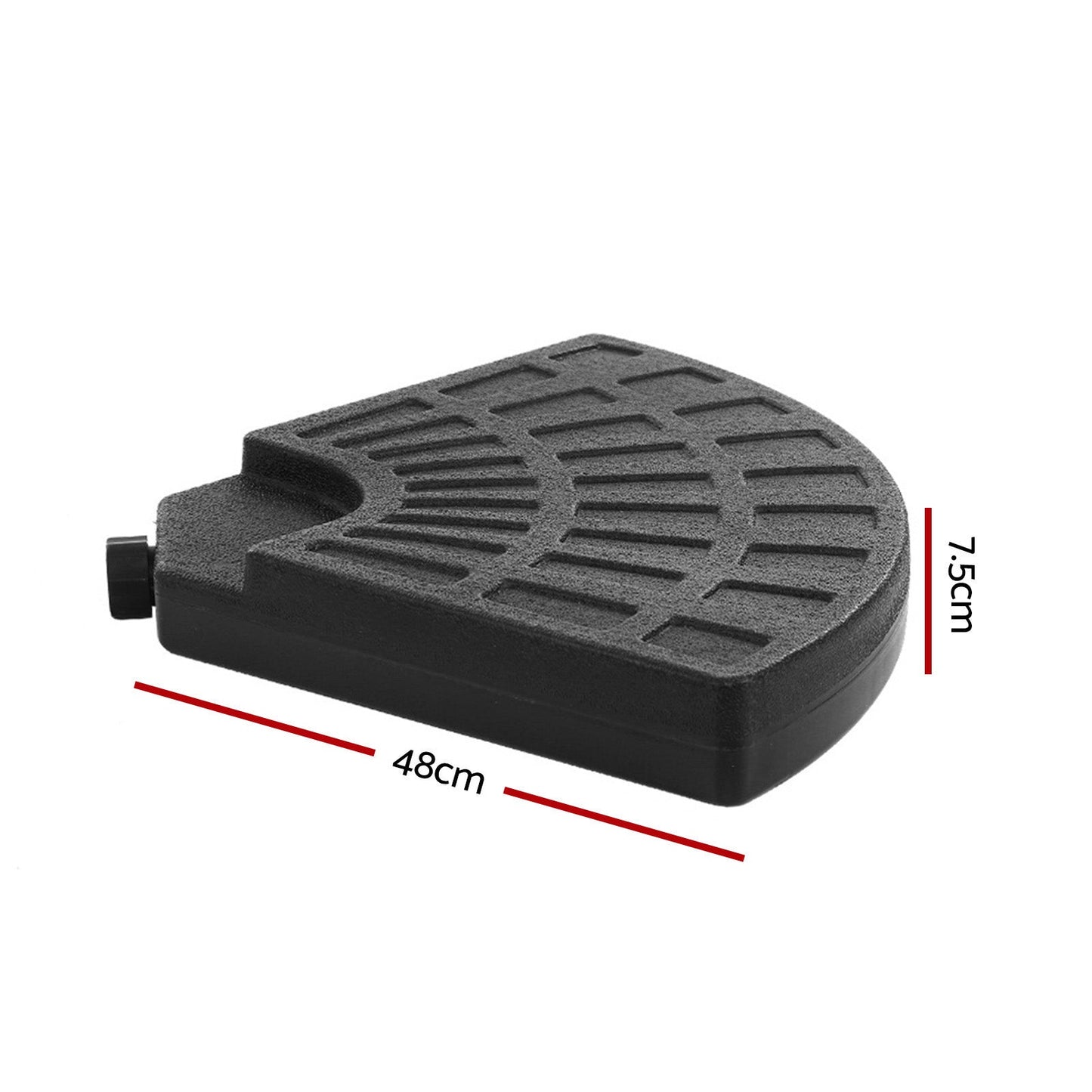 Outdoor Umbrella Pole Base Stand - Black