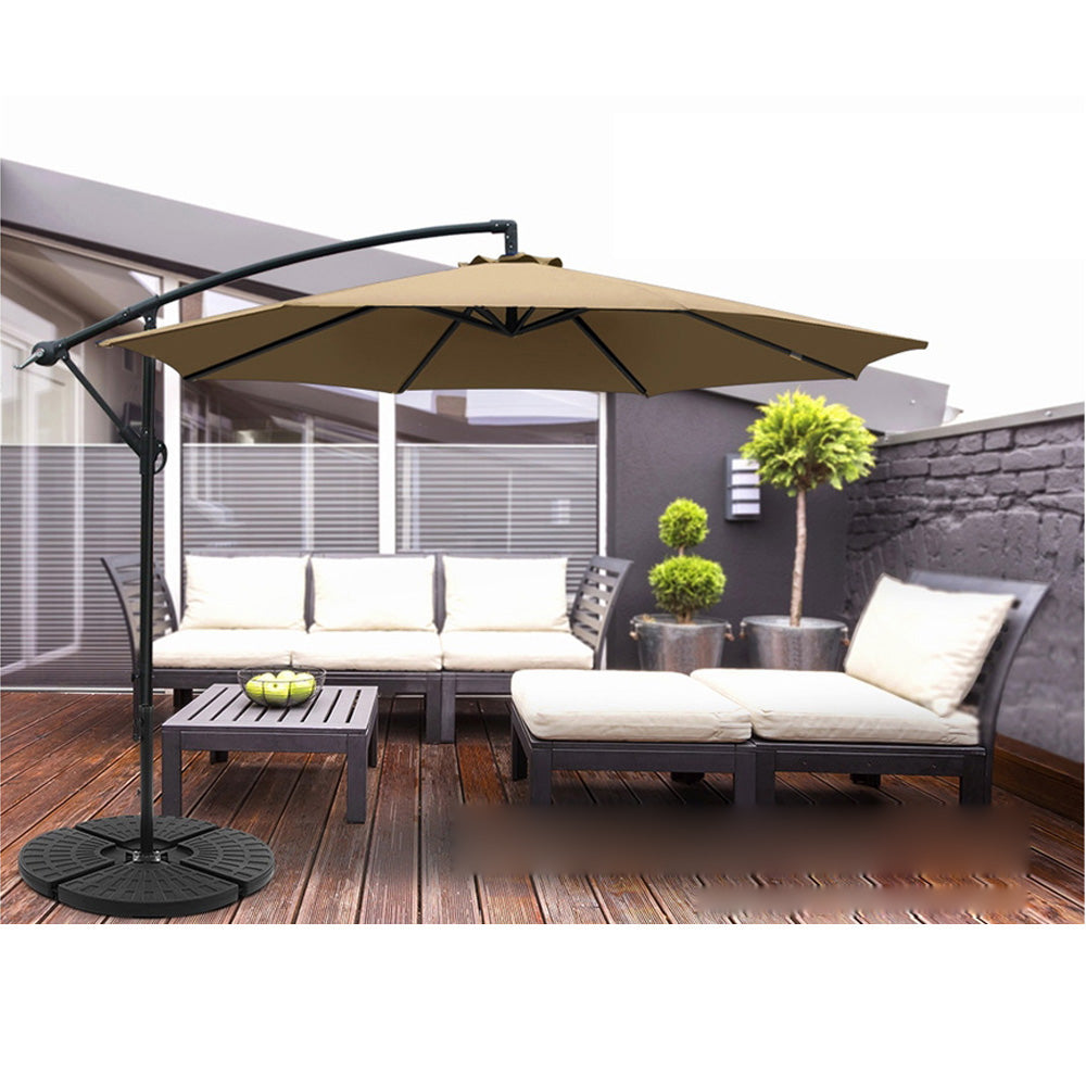 Outdoor Umbrella Pole Base Stand - Black