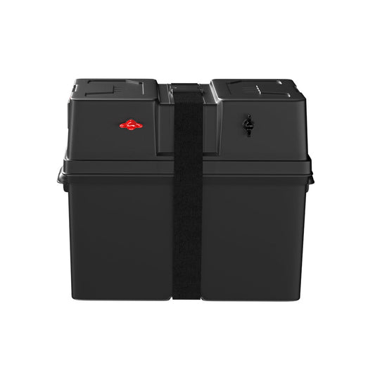 Battery Box Inverter Cycle Portable Caravan Camping USB - 500W