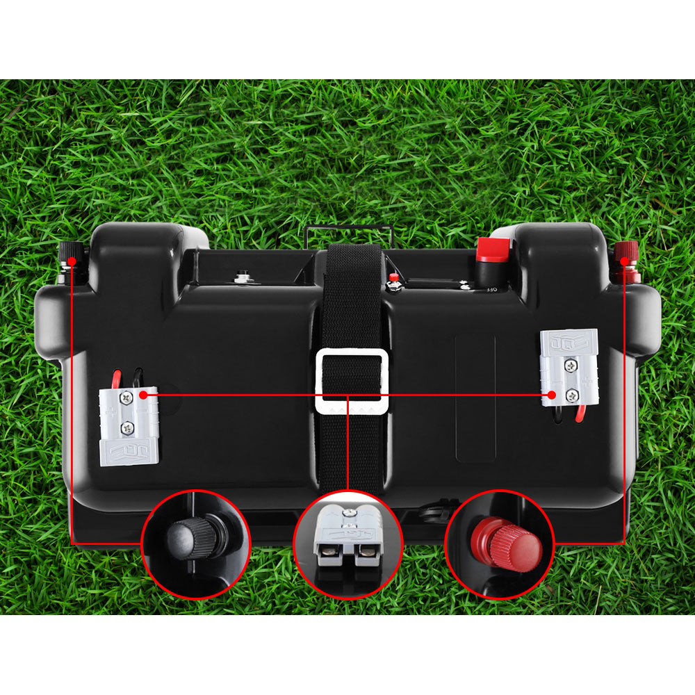 Portable Camping 12V Battery Box