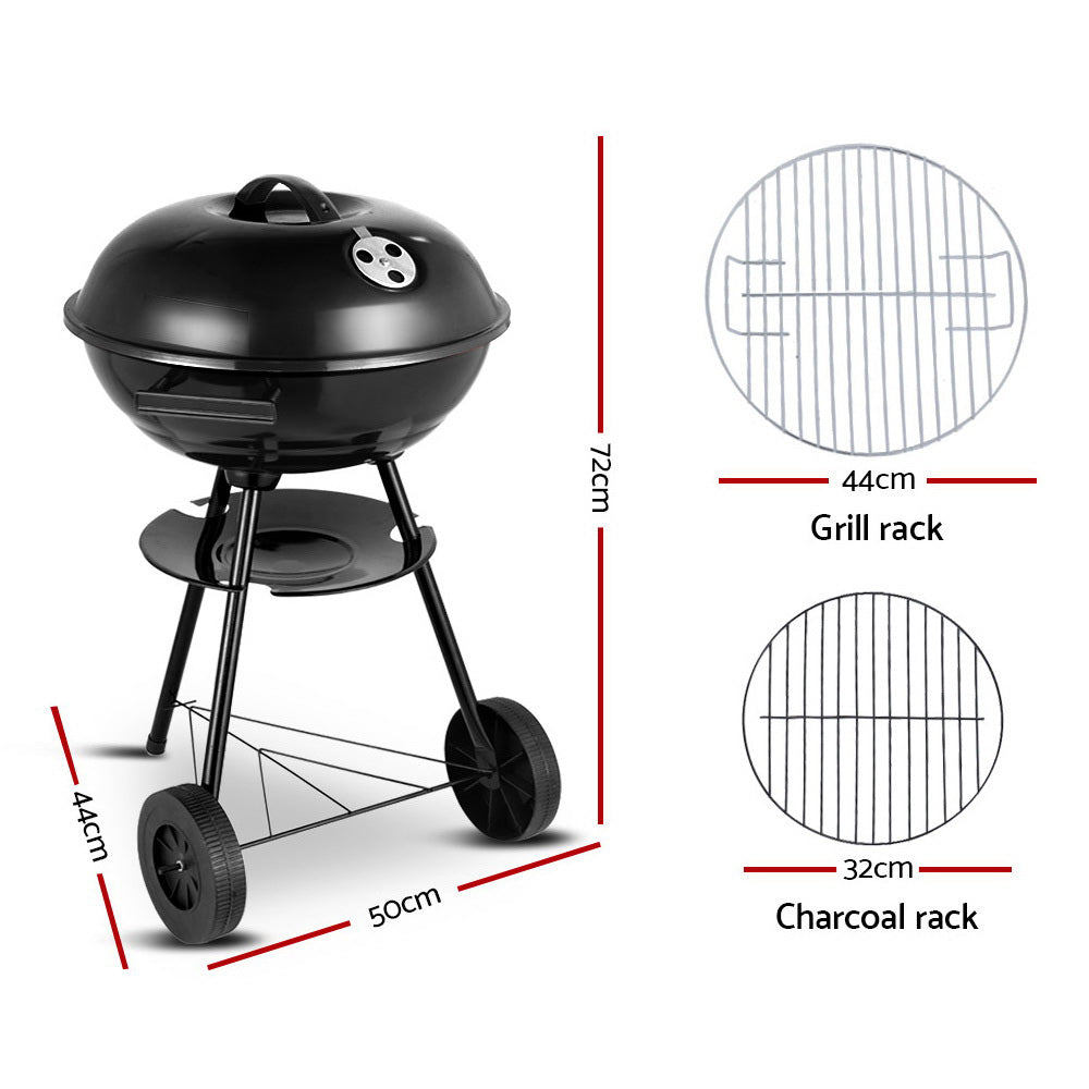 Outdoor Camping Steel BBQ Smoker Grill