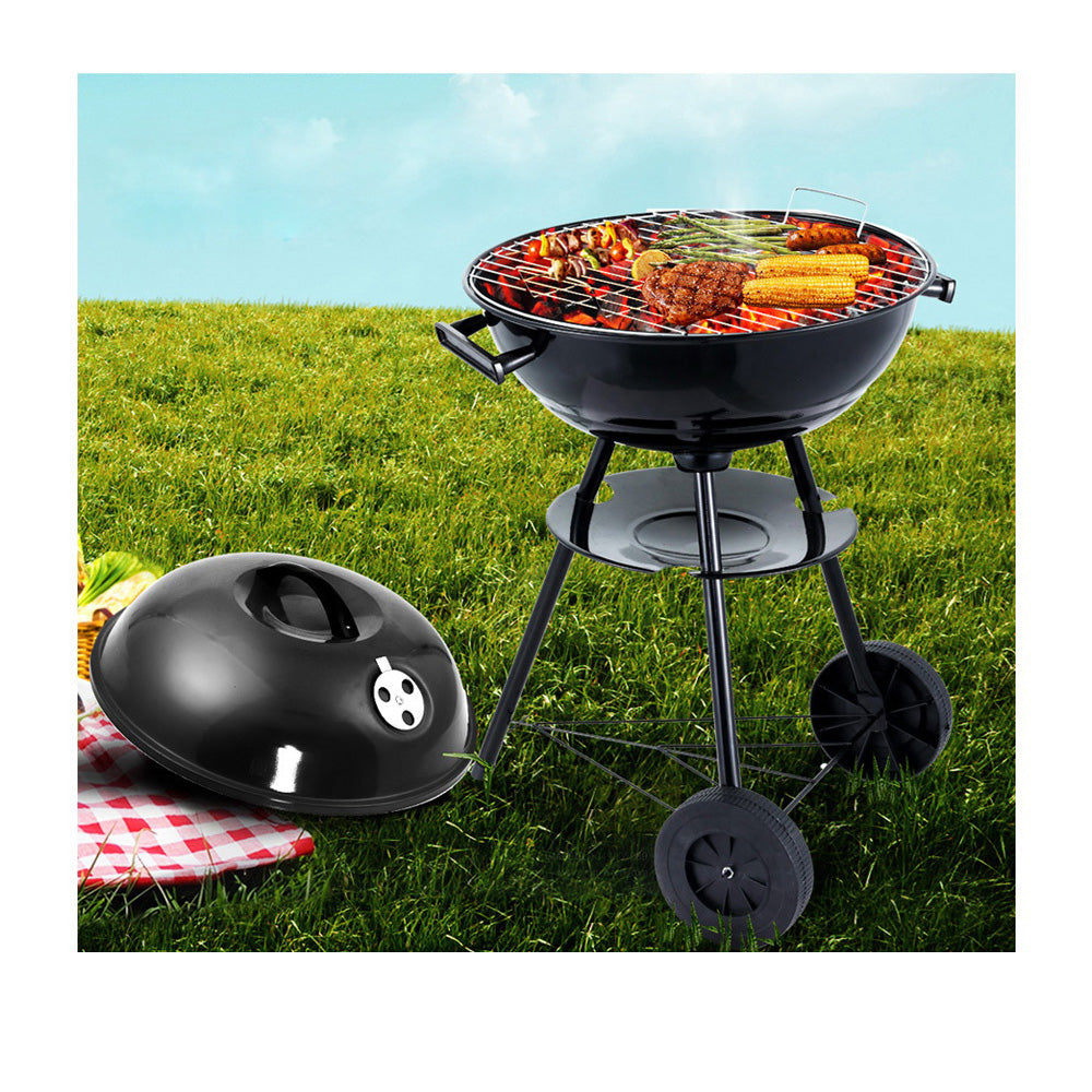 Outdoor Camping Steel BBQ Smoker Grill