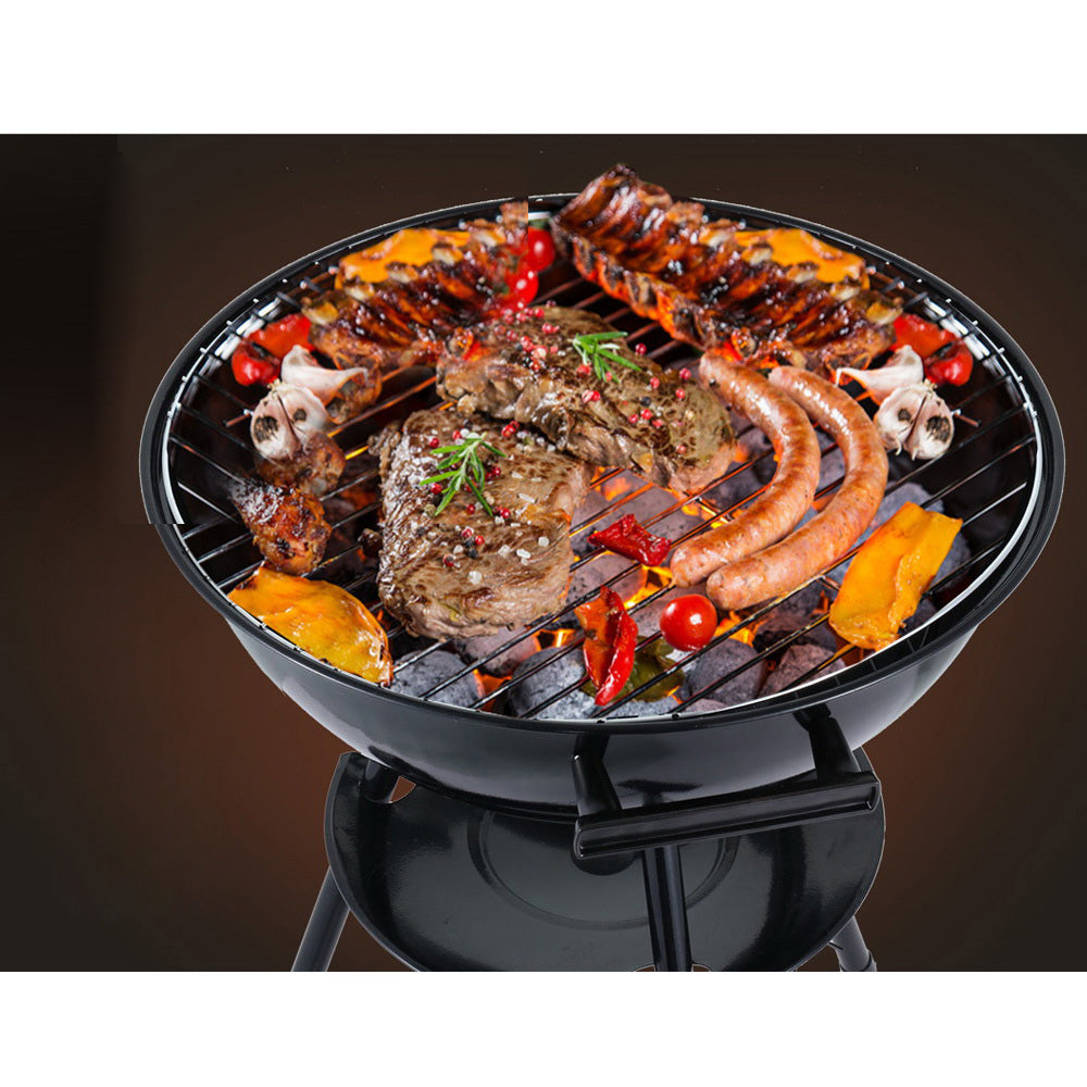 Outdoor Camping Steel BBQ Smoker Grill