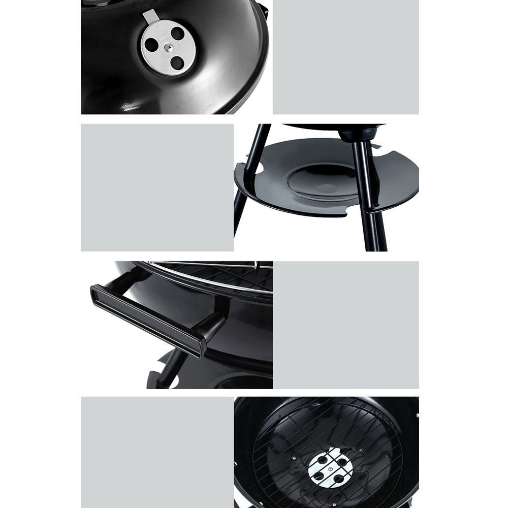 Outdoor Camping Steel BBQ Smoker Grill