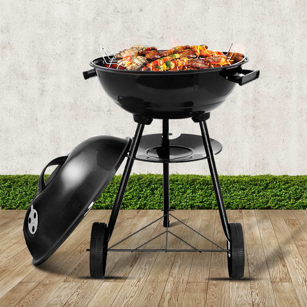 Outdoor Camping Steel BBQ Smoker Grill