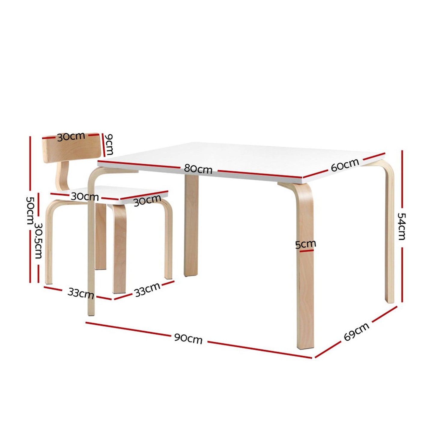 Kids Study Table Chair Desk Set