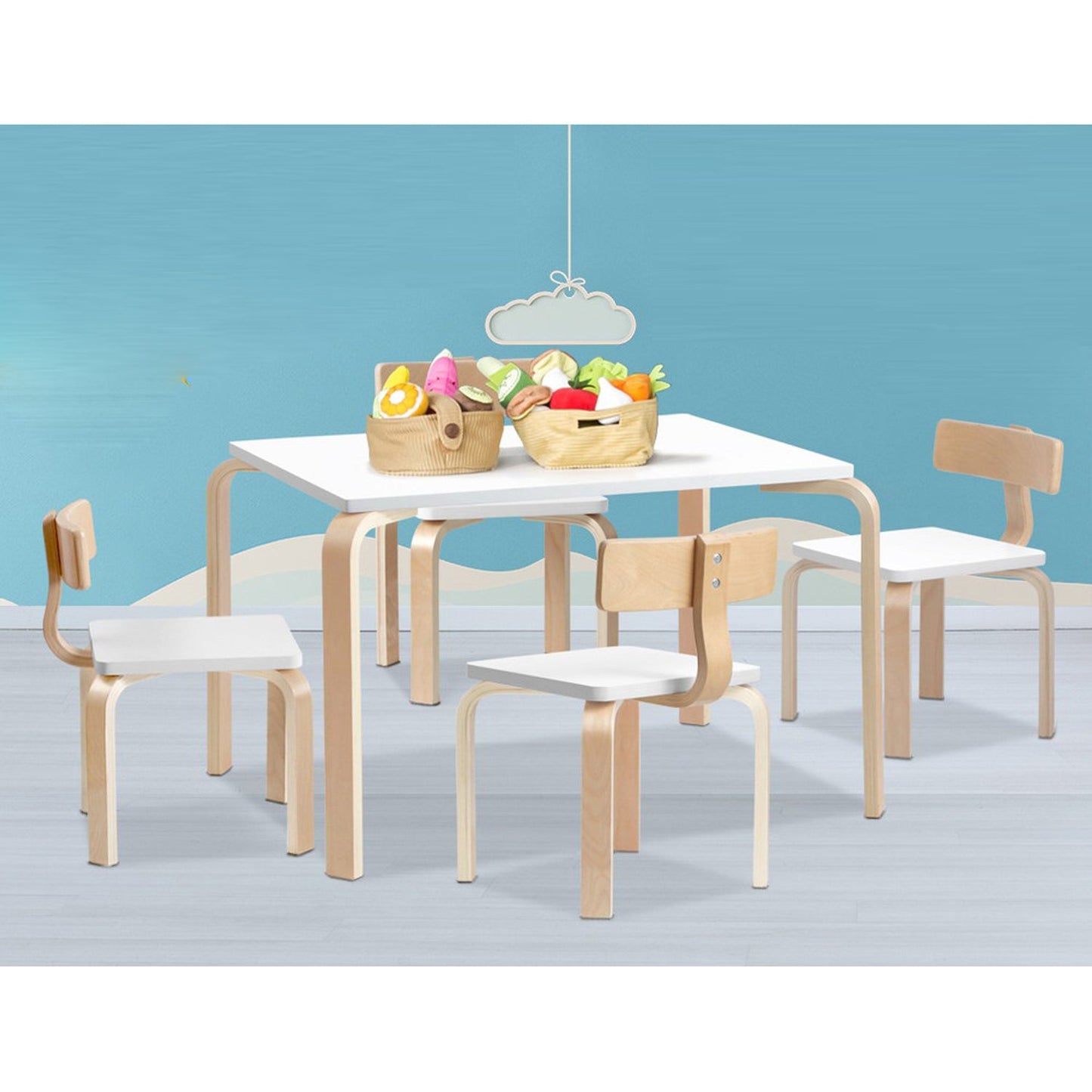 Kids Study Table Chair Desk Set