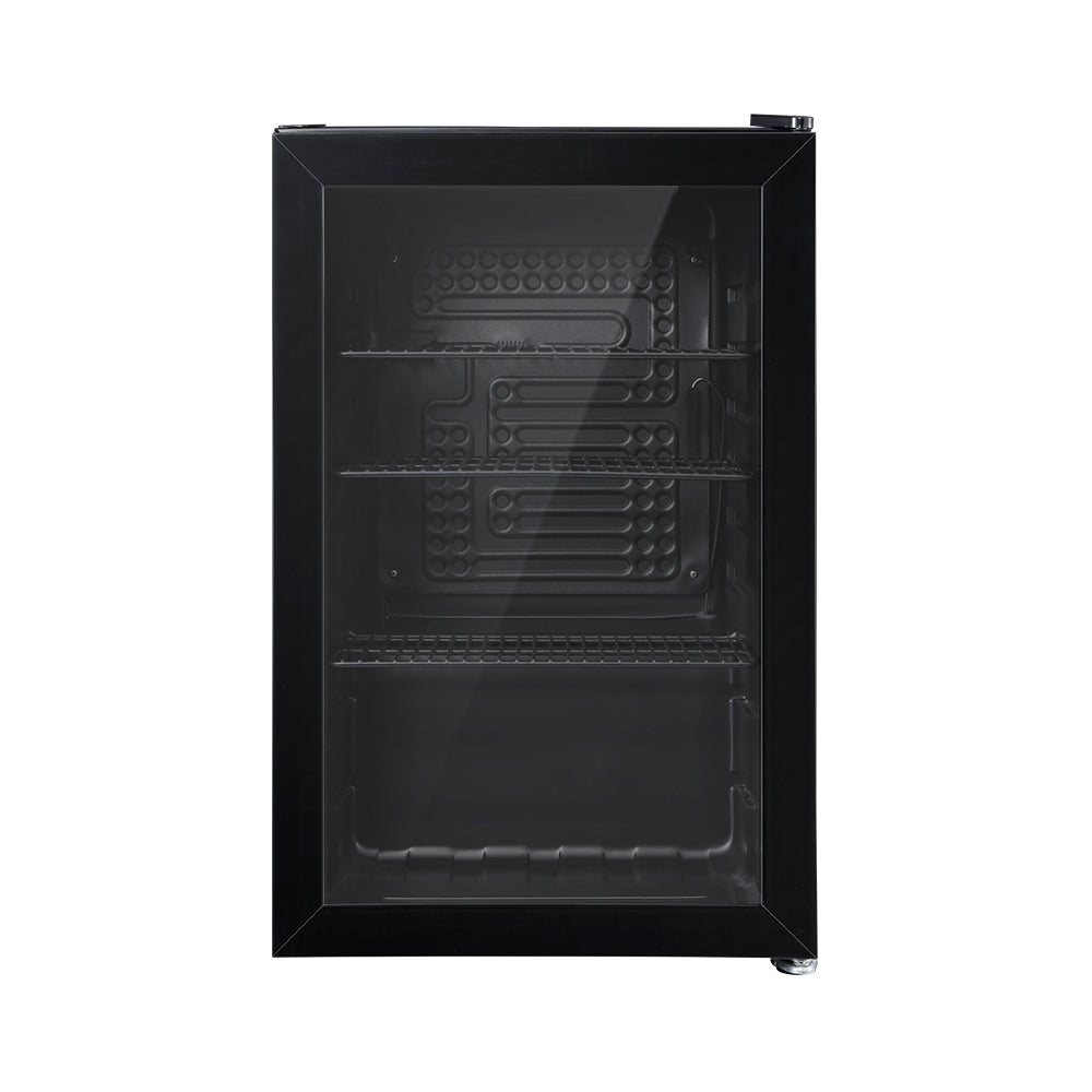 70L Bar Fridge Glass Door Mini Countertop Fridges Bottle Cooler