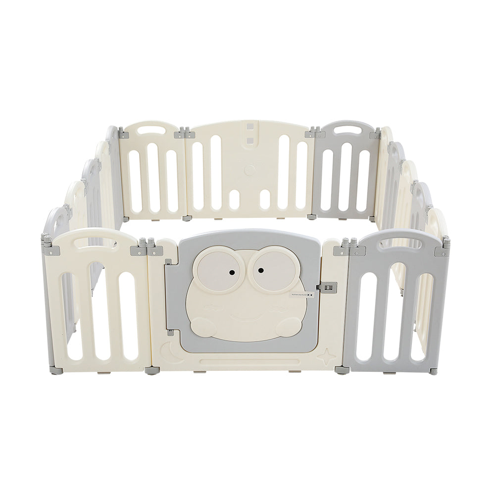 Baby Playpen Foldable Toddler Fence Safety Play Centre - 16 Panels
