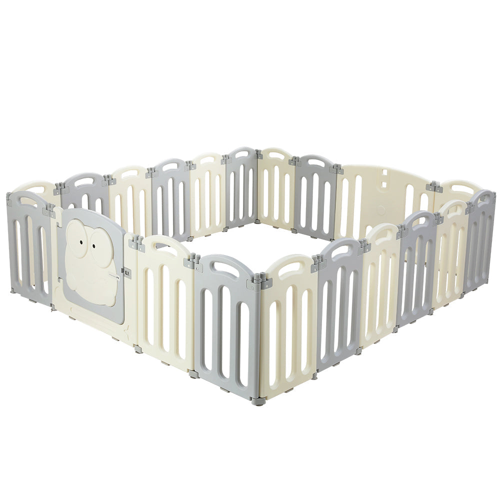 Baby Playpen Foldable Toddler Fence Safety Play Centre - 20 Panels