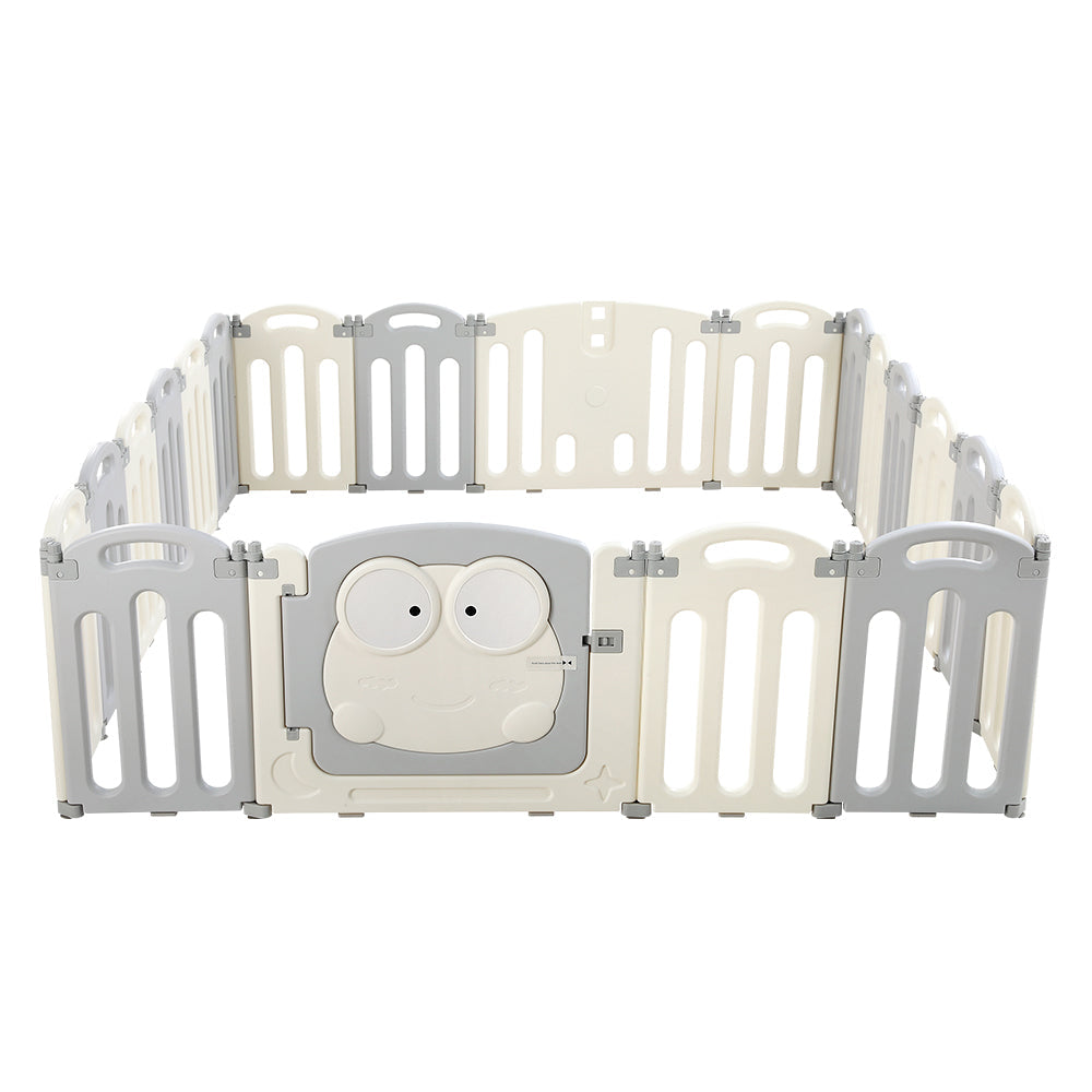 Baby Playpen Foldable Toddler Fence Safety Play Centre - 20 Panels