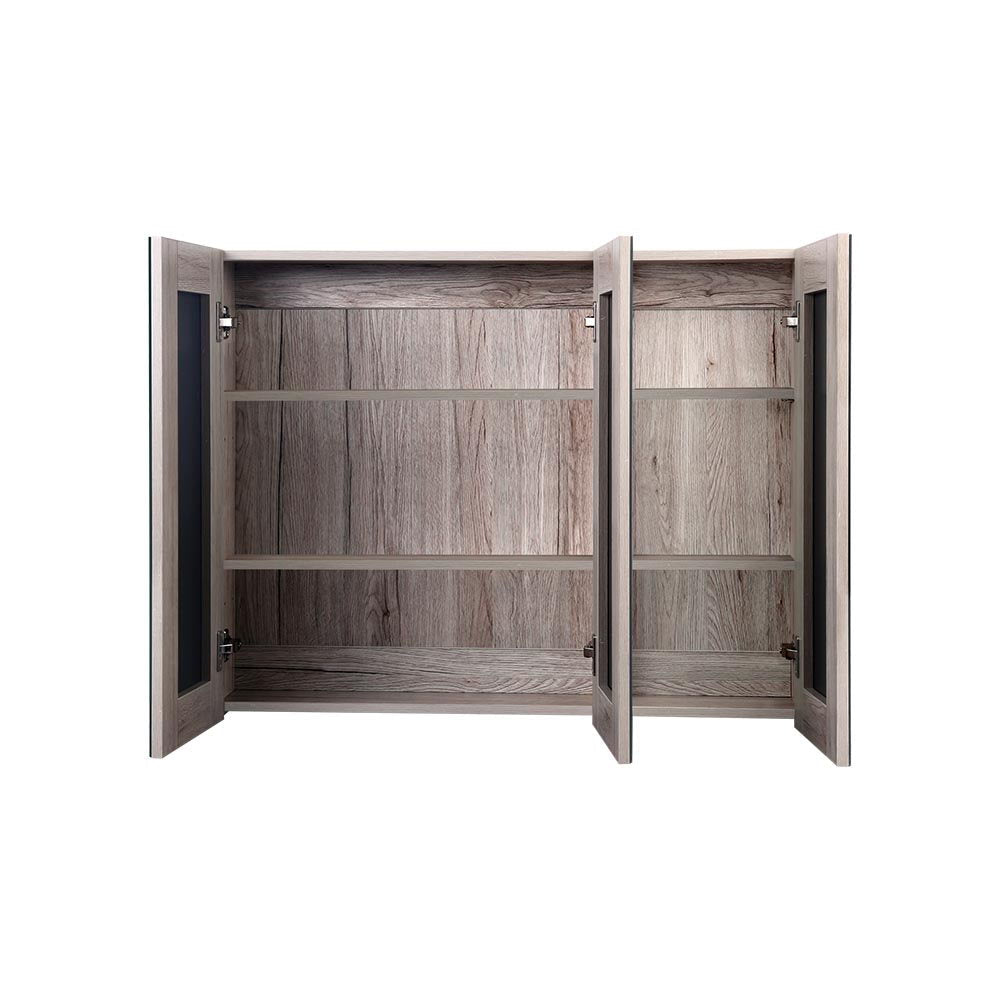 Bathroom Mirror Cabinet 900mm x720mm - Natural